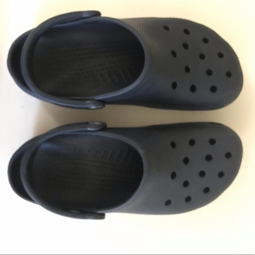 Navy Crocs